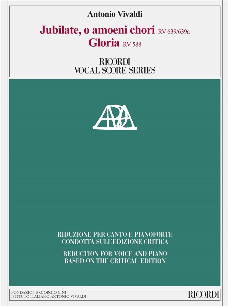 Jubilate, o amoeni RV 639/639a - Gloria, RV 588